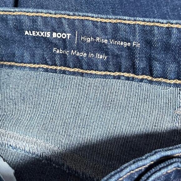Adriano Goldschmied High Rise Alexxis‎ Bootcut Jeans Size 33 East Blue Dark Wash - Picture 7 of 9